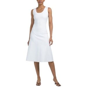 Ferragamo White Knit Tank Dress